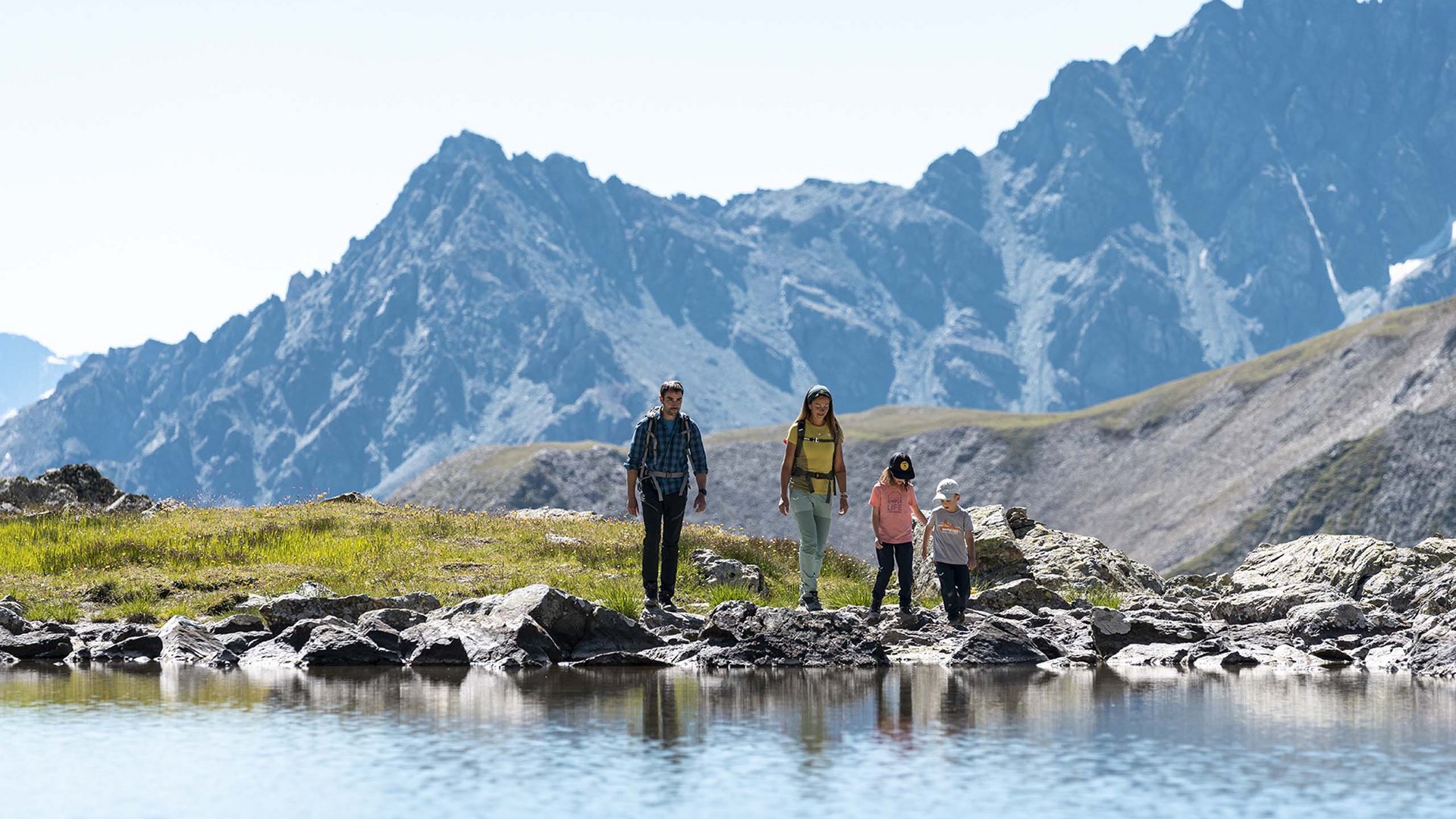 Wandern in Graubünden: die Berge und Sie Wandern in Graubünden: die Berge und Sie