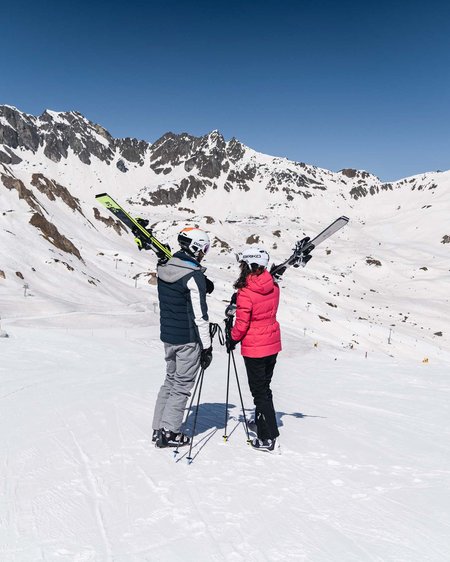 Skifahren in Samnaun Skifahren in Samnaun