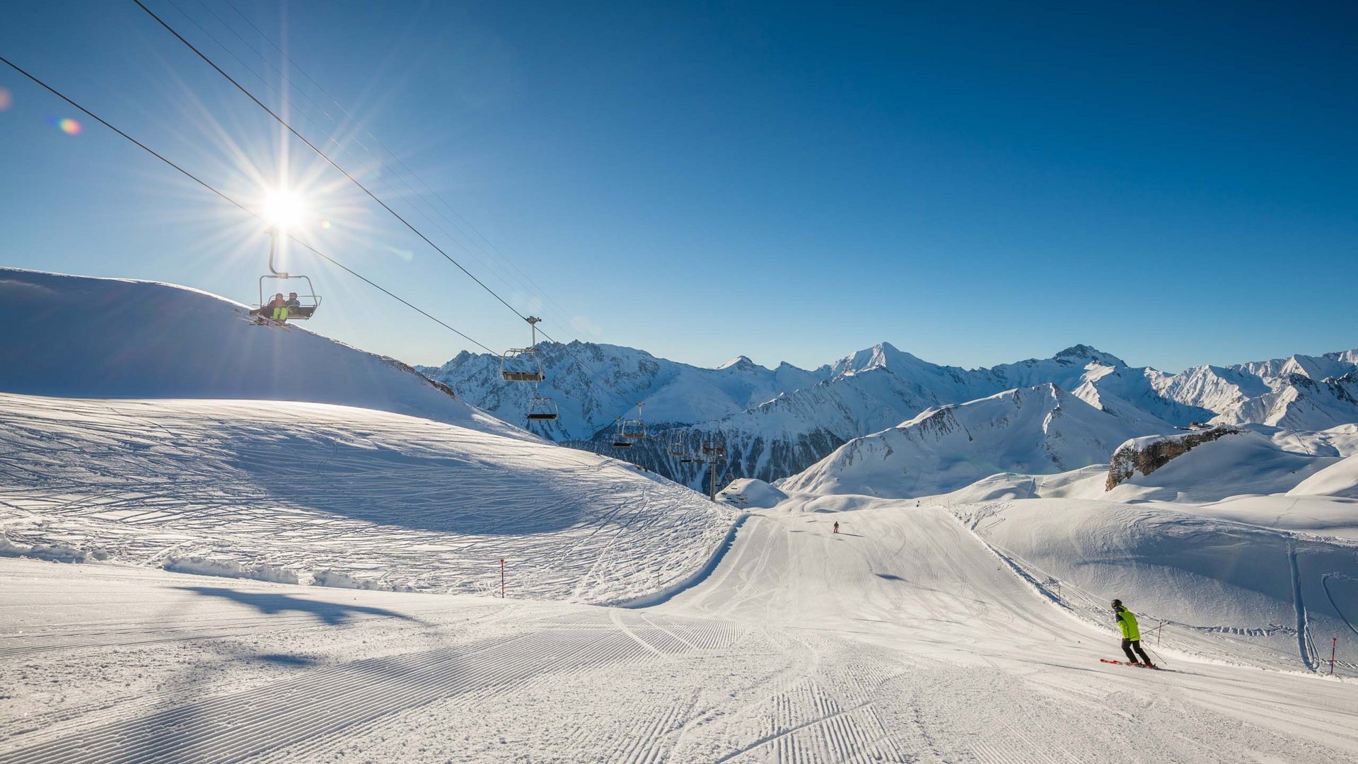 Das Skigebiet Samnaun/Ischgl: grenzenloser Pistenspass Das Skigebiet Samnaun/Ischgl: grenzenloser Pistenspass